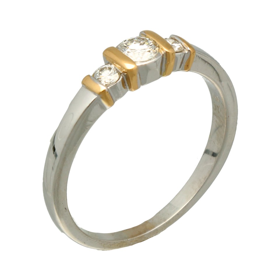 Witgouden Ring van het merk Chic"0.40 Ct