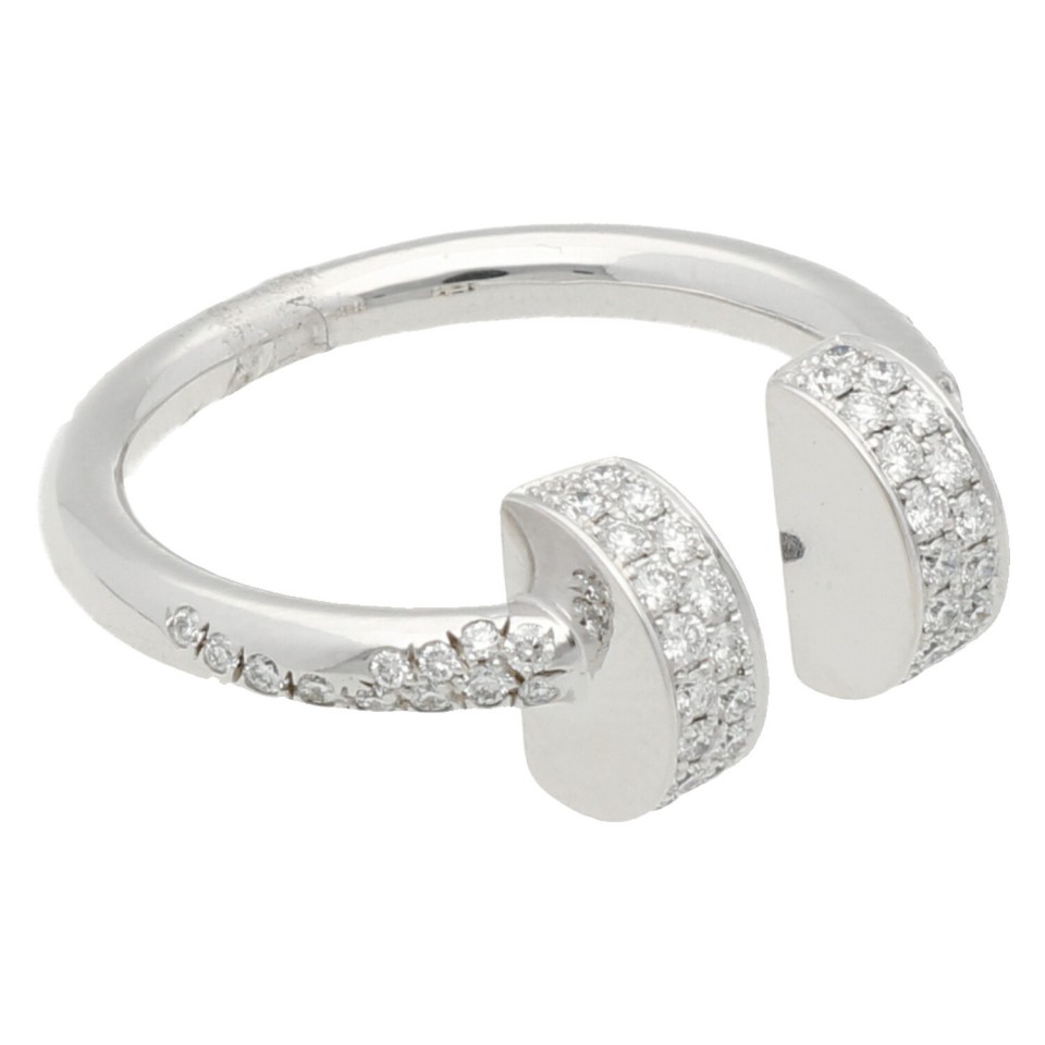 18Krt. Witgouden Briljant ring ''Mooncollectie'' 