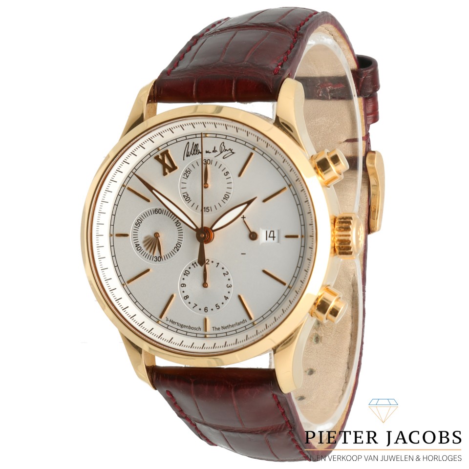 Rose Gouden Heren horloge 