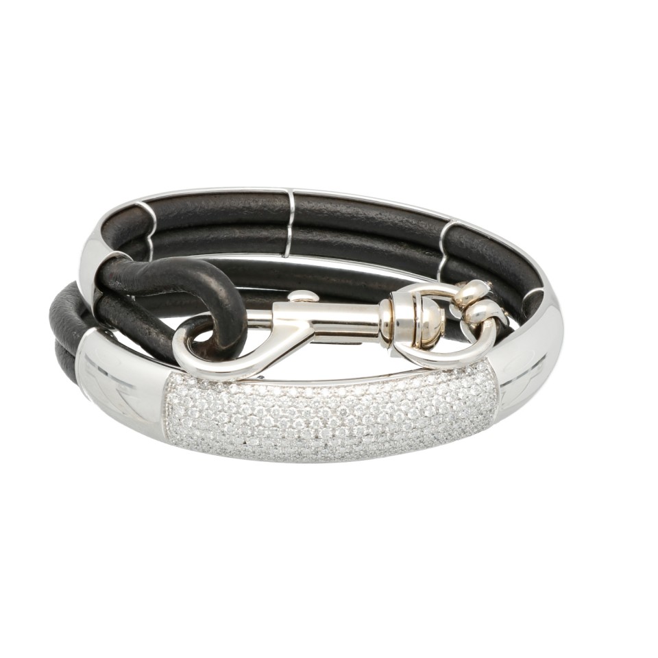 Witgouden briljant Armband Oromalia, Nieuwprijs â‚¬ 13.450,-