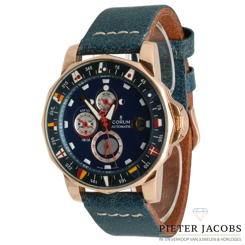 Corum Admiral's Cup Maree 18Krt. Rosegoud
