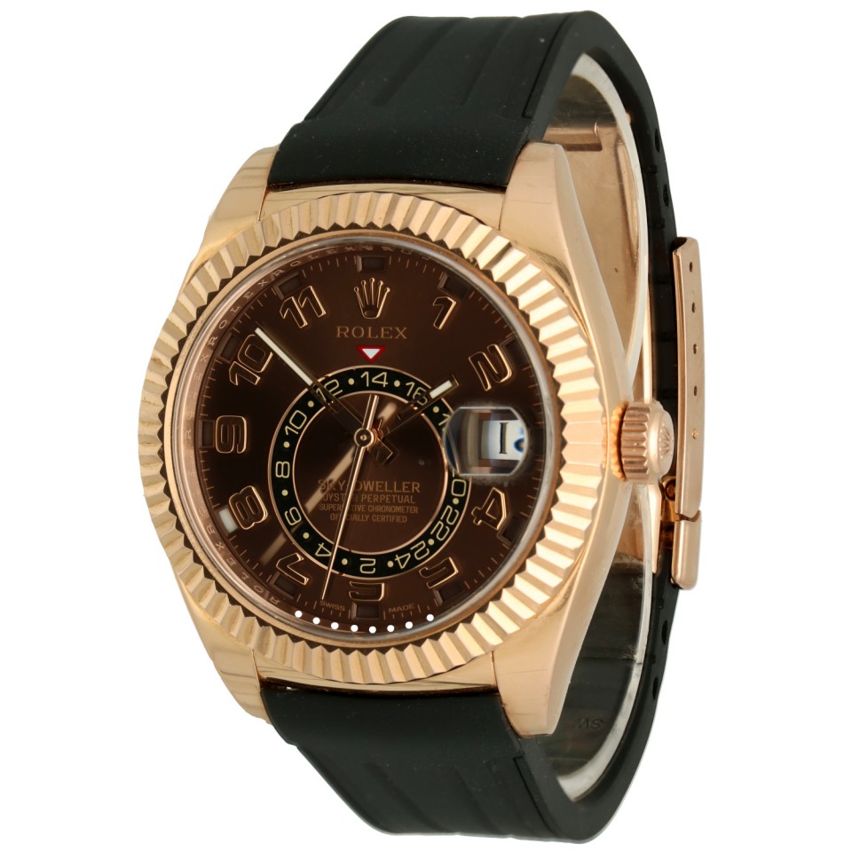 Rolex Sky-Dweller Chocolate Arabic Ref. 326135 ''Full set 2013'' GERESERVEERD