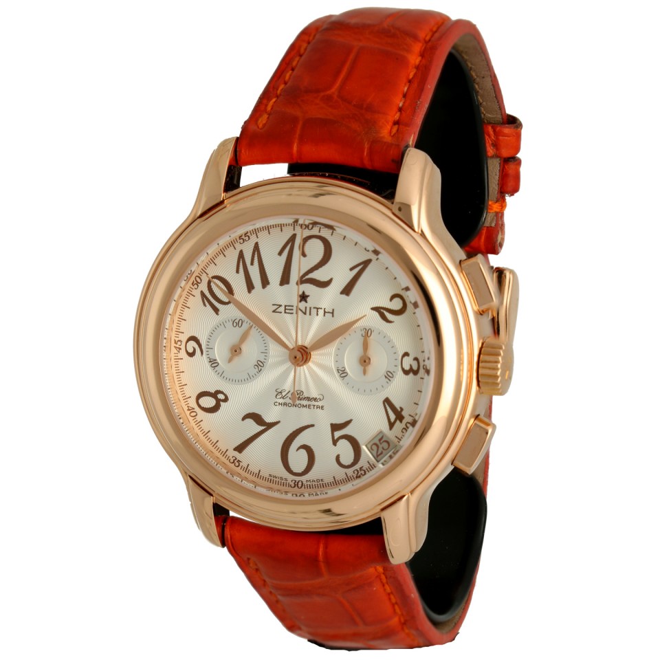 Zenith El Primero Chronomaster 18K. RosÃ© Goud 