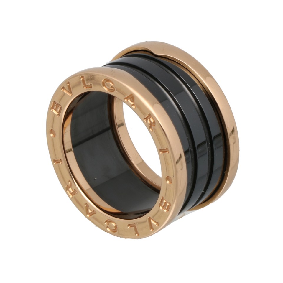 Bvlgari B.Zero1 ring RosÃ©goud   Keramiek