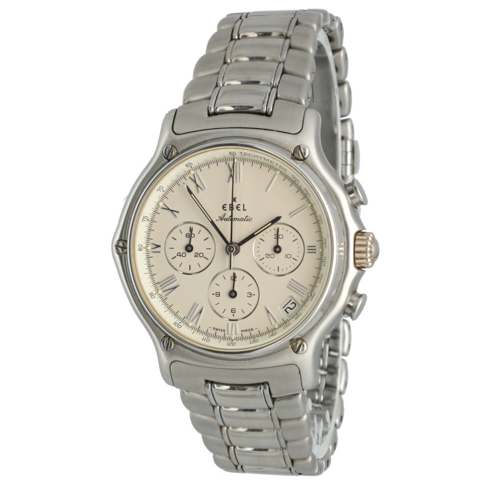 Ebel 1911 Chronograph White Index 