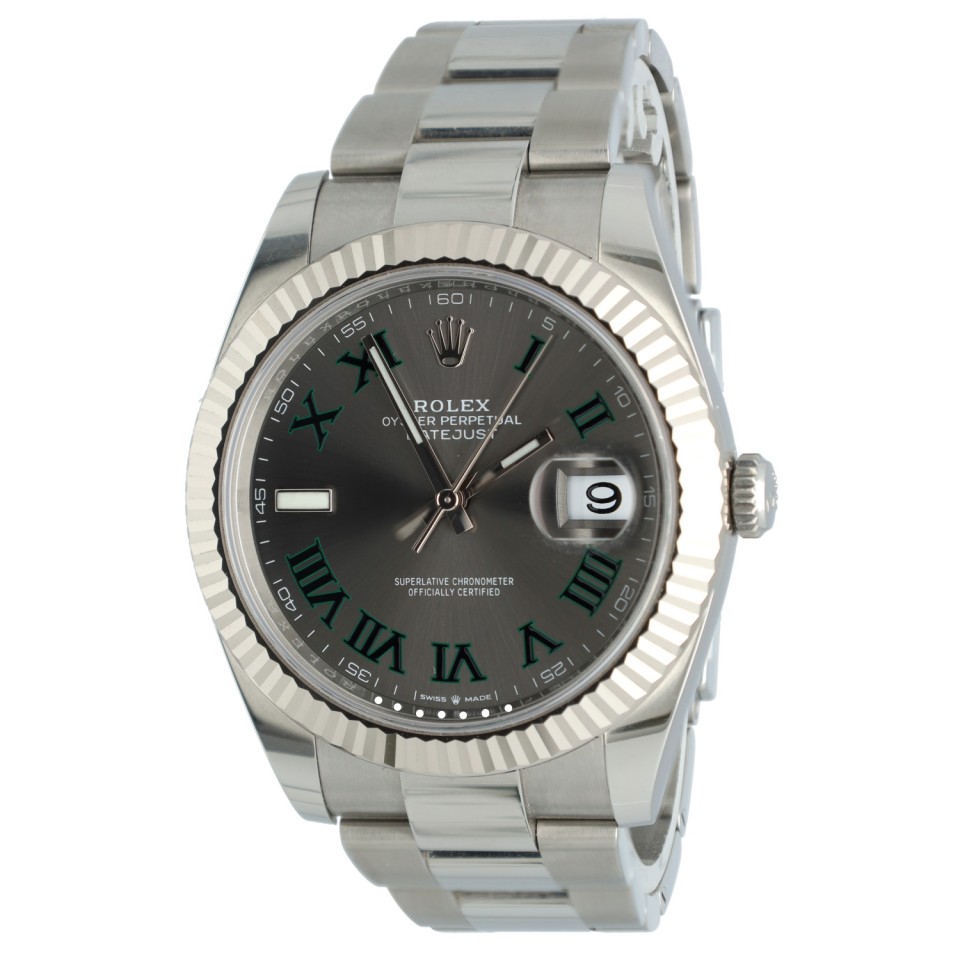 Rolex Datejust 41 'Wimbledon' 126334 Like New 99%