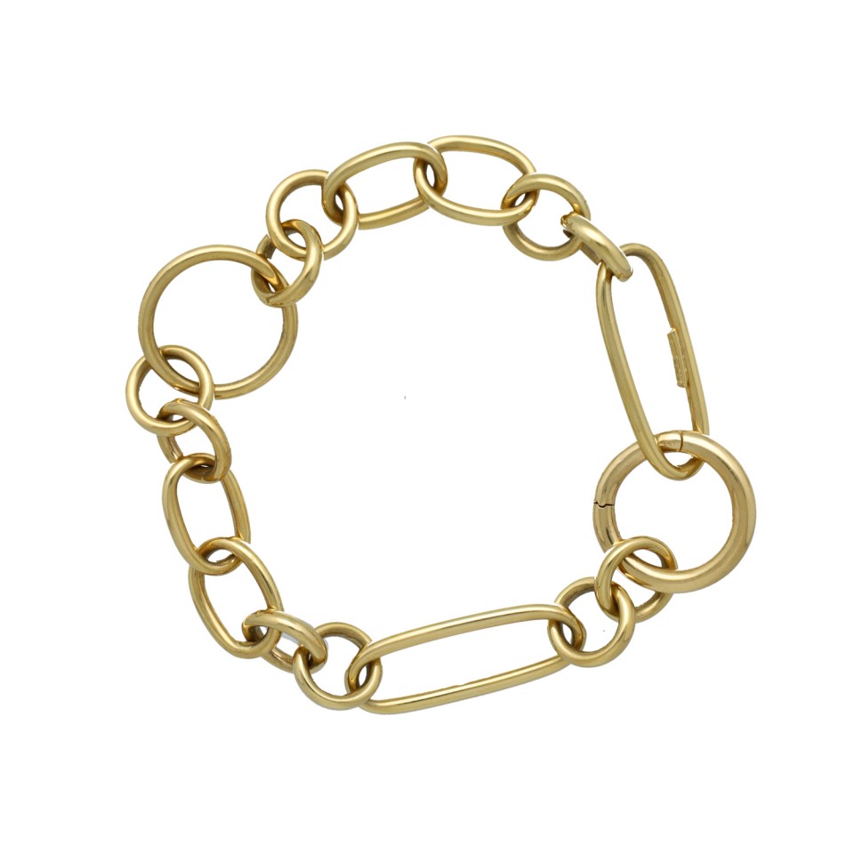 18 Krt Gouden Fantasie Armband