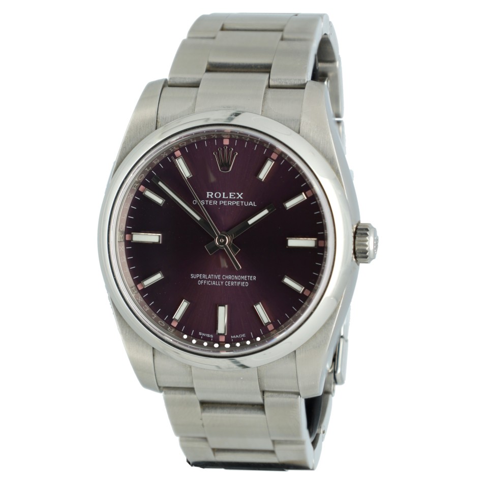 Rolex Oyster Perpetual 34 Purple Ref.114200