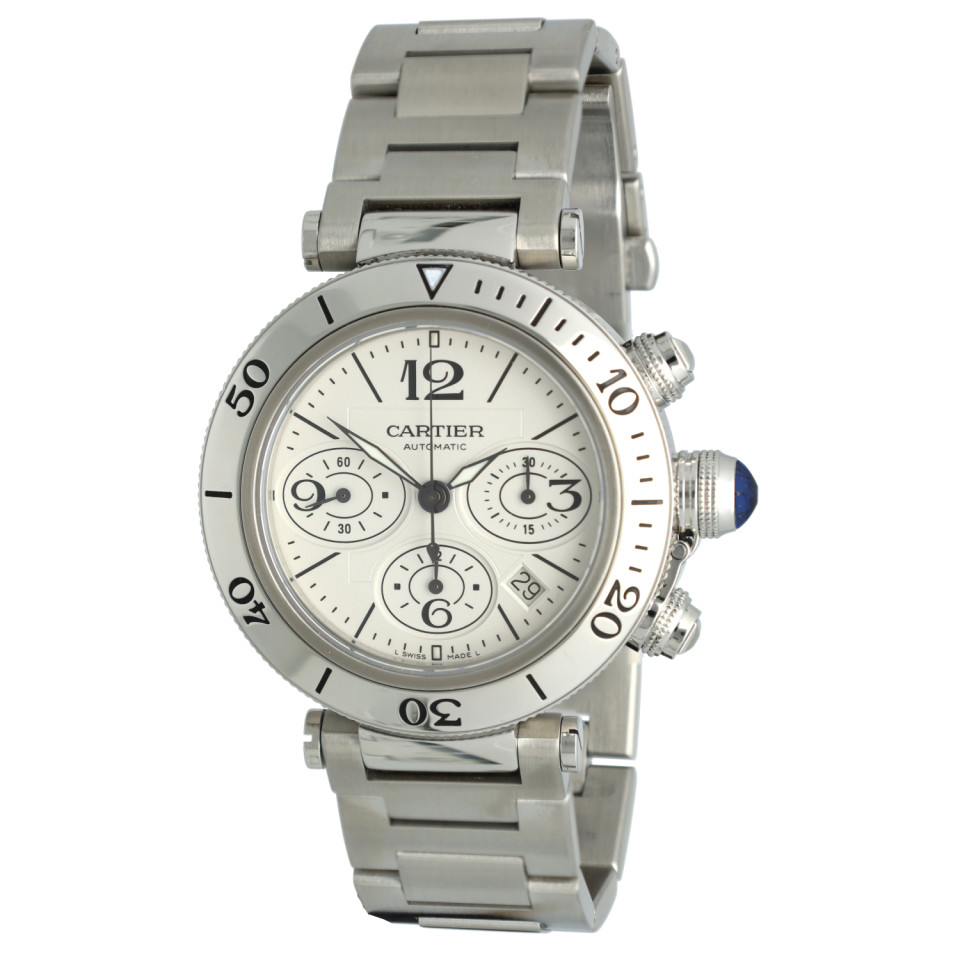 Cartier Seatimer Chronograaf Full Set 