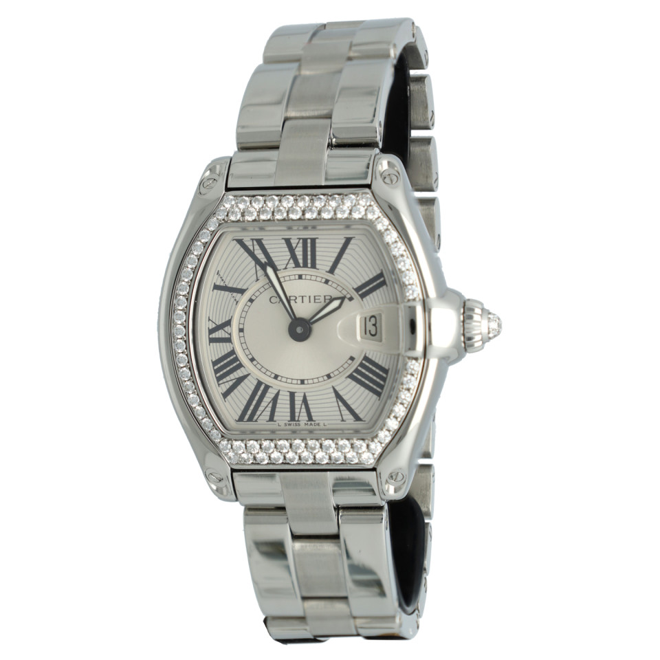 Cartier Roadster Small Size Factory Diamonds. 