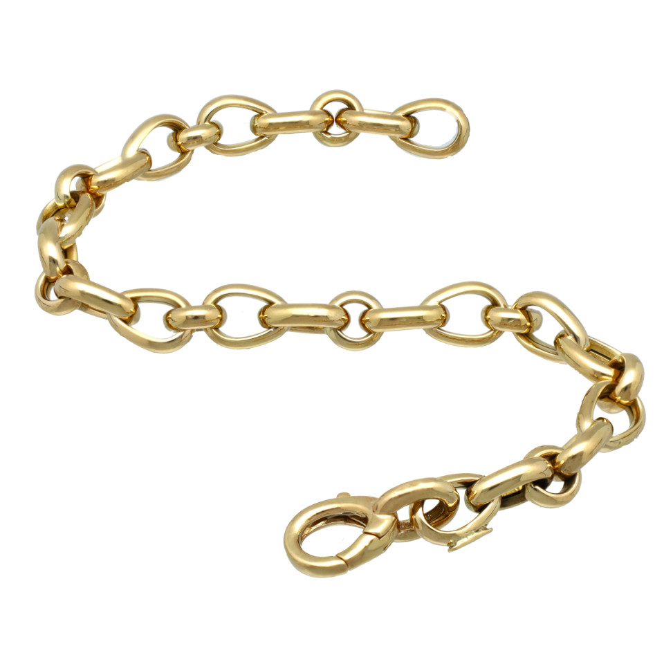 14 Krt Fantasie Schakel Armband