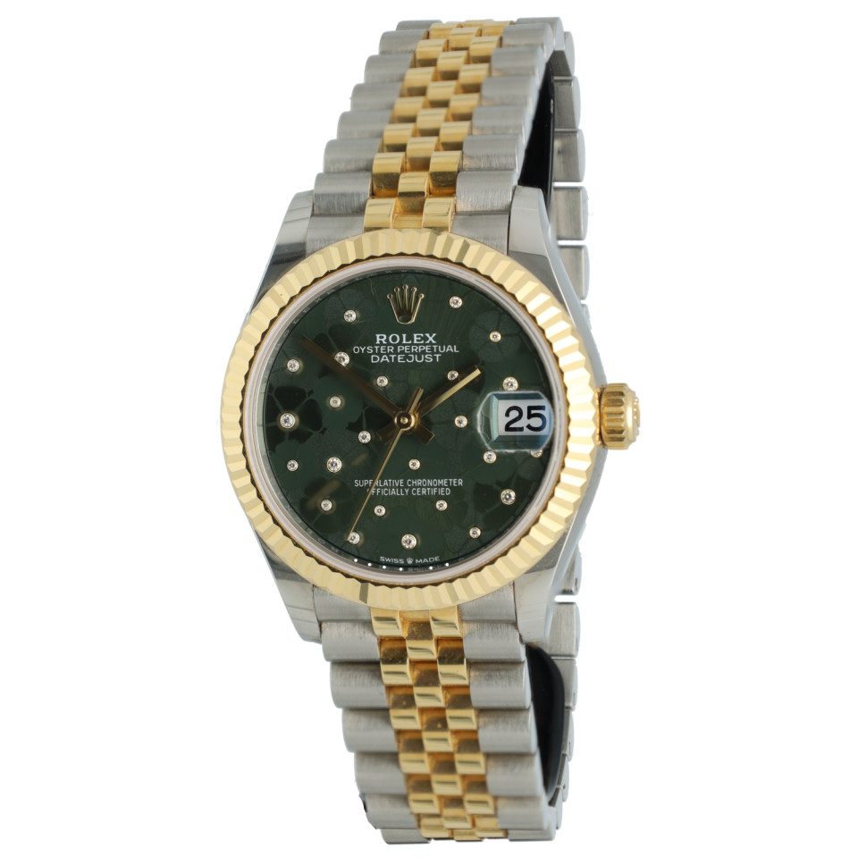 Rolex Datejust 31 Green Flower Jubilee Ref.278273