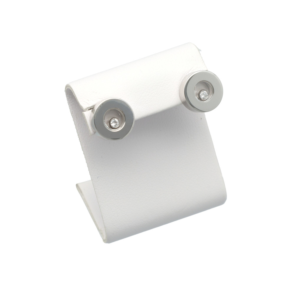 Witgouden Chopard Oorbellen Happy Diamonds