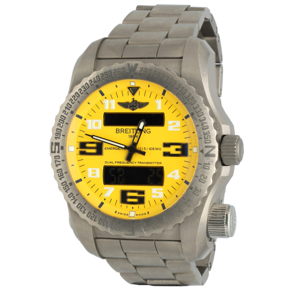 Breitling Emergency Cobra Yellow Dial 51mm