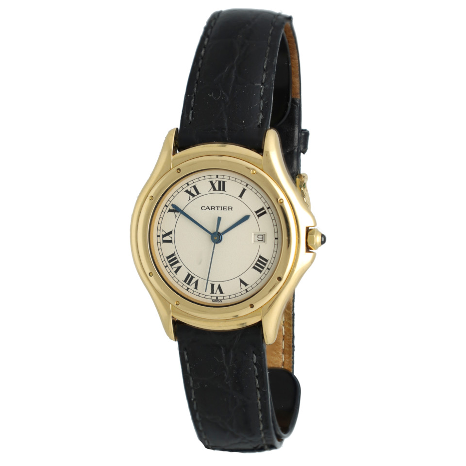 Cartier Cougar 18 Krt Full Set.