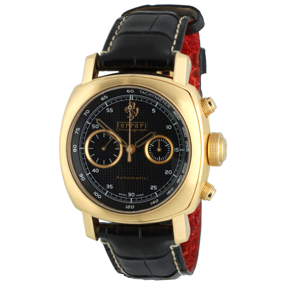 Panerai Ferrari Granturismo Chronograph 18K. Gold Limited Ed.