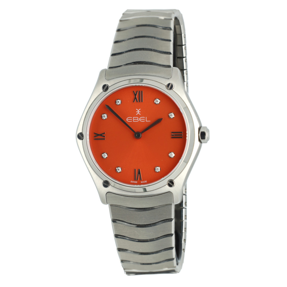 Ebel Sport Classic Diamond  Red Dial