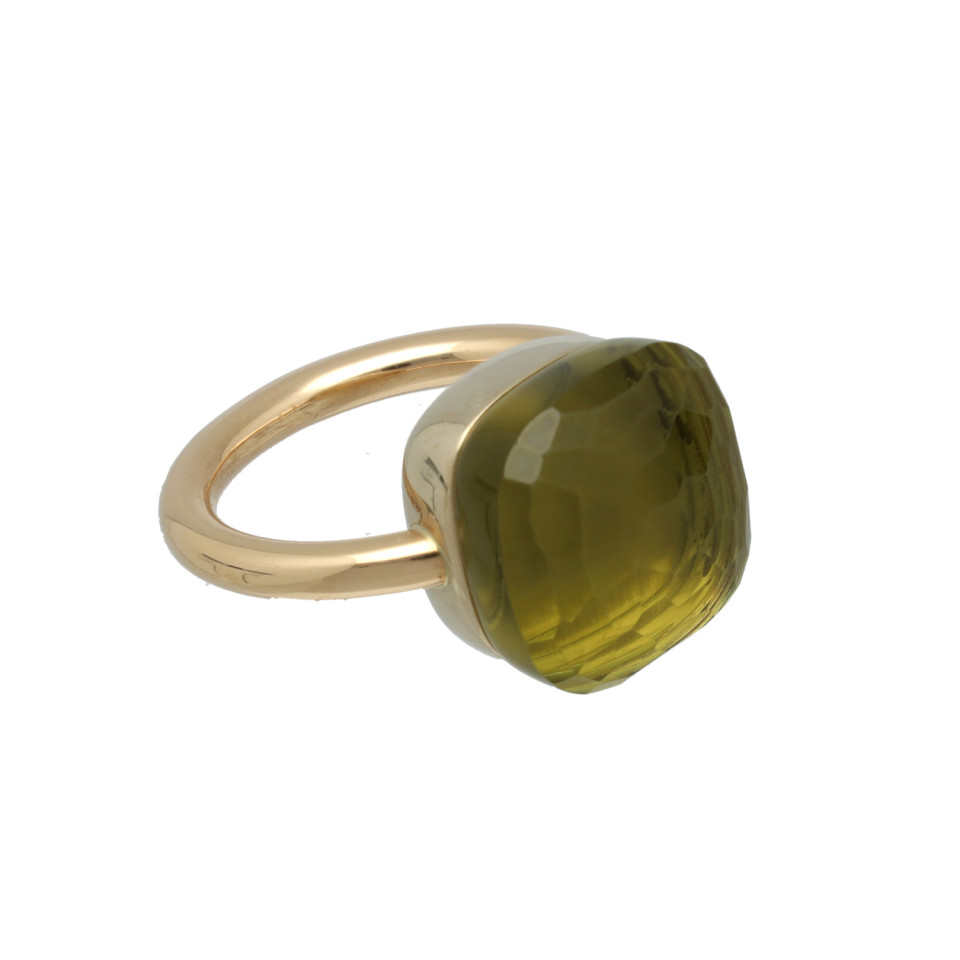 Pomellato Nudo Classic Ring Lemon Kwarts