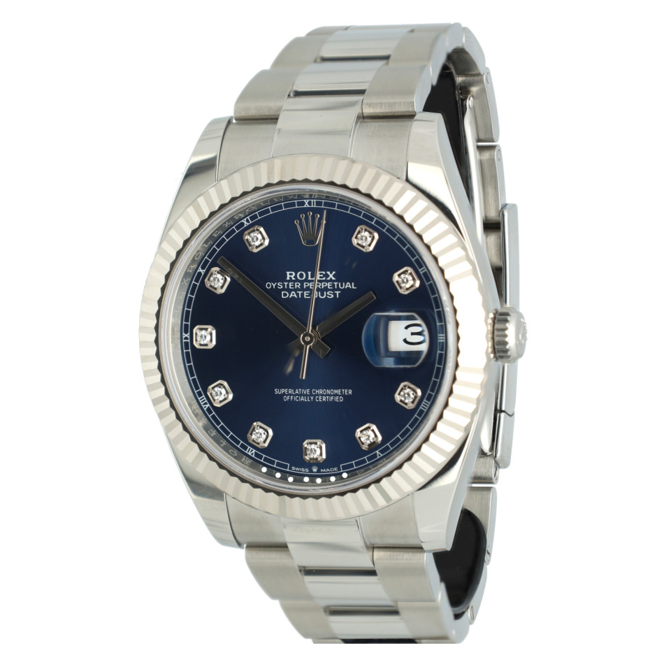 Rolex Datejust 41 Ref: 126334 Blue Diamant