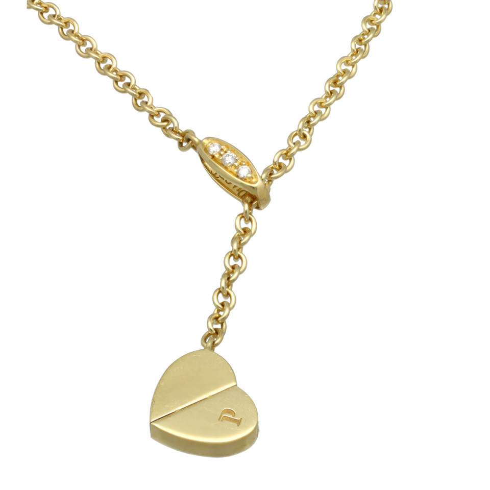 Piaget Hart Collier Geelgoud
