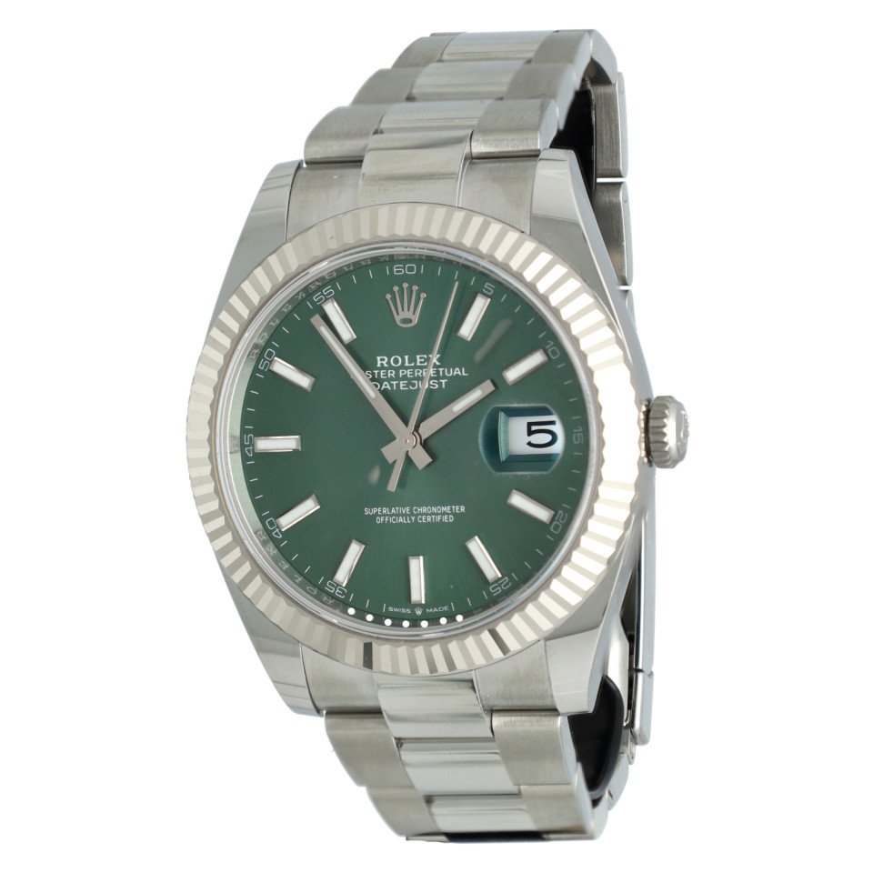 Rolex Datejust 41 Ref.126334 Mint/Green