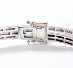 14 krt moderne Witgouden Briljant armband 0.47 Ct