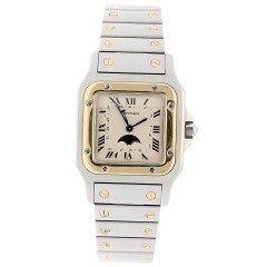 Cartier Santos Galbée Maanphase 