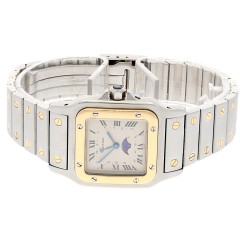 Cartier Santos Galbée Maanphase 