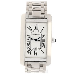 Cartier Tank Americaine XL witgoud.