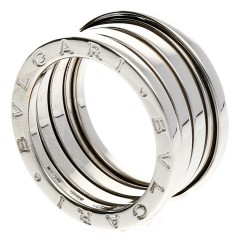 18 Krt. Witgouden Bulgari ring 'B zero'