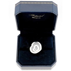 18 Krt. Witgouden Chopard Happy Spirit ring 