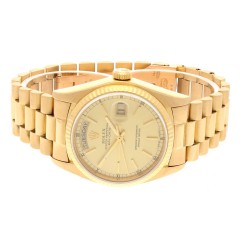 Rolex Day-Date 18K goud Vintage Ref. 18038 (GERESERVEERD)