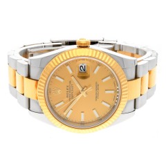 Rolex Datejust 41 Champagne index Oyster Ref.126333