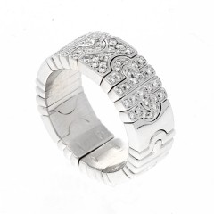 18Krt. Bulgari briljant ring. Model Parentesi 