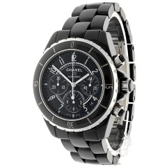 Chanel J12 Black Ceramic Chronograaf