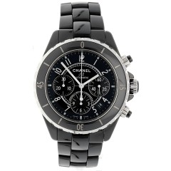 Chanel J12 Black Ceramic Chronograaf