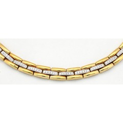 18 krt Gouden Collier met Briljant 1.00 Ct.