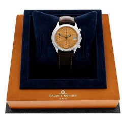 Baume & Mercier Baumatic Bronze wijzerplaat.