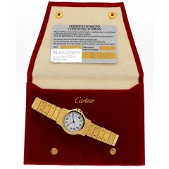 Cartier Santos Octagon 18Krt. Automaat 