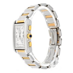 Cartier Tank Francaise Chronoflex. Goud/staal