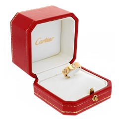 Cartier Love ring met 3 Brillanten.