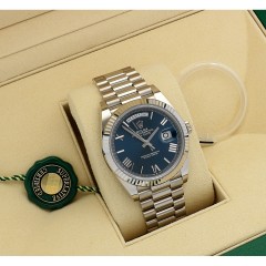 Rolex Day-Date 40 Blue Index Ref.228239