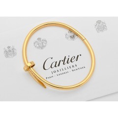 18 krt. geelgouden Cartier spijker armband. Nieuwprijs ca.  6500,-