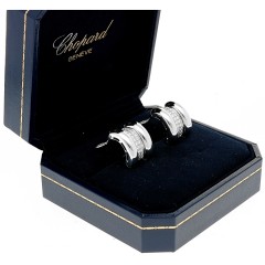 Witgouden Chopard La Strada oorbellen 1.00 Ct