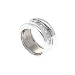 Chopard La Strada ring in Witgoud bezet met 13 Briljanten 0.50 Ct