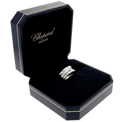 Chopard La Strada ring in Witgoud bezet met 13 Briljanten 0.50 Ct