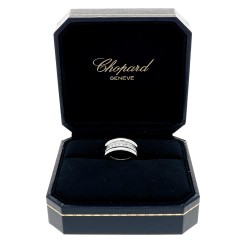 Chopard La Strada ring in Witgoud bezet met 13 Briljanten 0.50 Ct