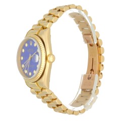 Rolex Datejust 18Krt. goud President Lapis Lazuli