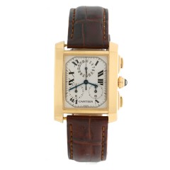 Cartier Tank Chronoflex 18Krt. goud