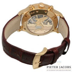 Rose Gouden Heren horloge 